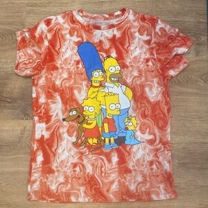 Simpsons tie dye shirt women’s size large